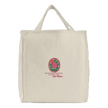 El bonito bordó la bolsa de asas del diseño de los