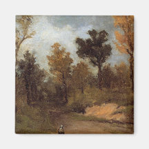 "El bosque Path Imanes De Nevera