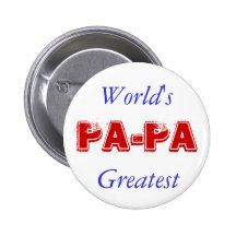 El botón más grande de la PAPÁ del mundo Pin