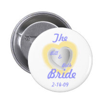 El Botón-Personalizar de la novia Pin