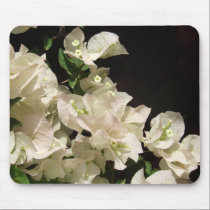 El Bougainvillea blanco florece Mousepad alfombrillas de raton 