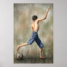 El Brasil 2014 el arte del fútbol del deseo de Jac Poster