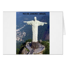 El Brasil Río de Janeiro Cristo (St.K.) Felicitaciones