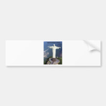 El Brasil Río de Janeiro Jesús (nuevo) (St.K) Etiqueta De Parachoque
