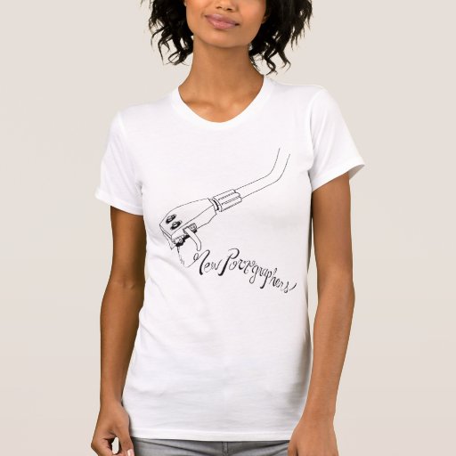 El brazo de registro de los nuevos pornógrafos camisetas
