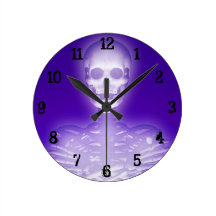El brillar intensamente esquelético: Reloj de pare Relojes