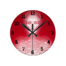 El brillar intensamente esquelético: Reloj de pare Relojes