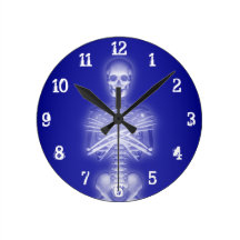 El brillar intensamente esquelético: Reloj de pare Relojes