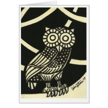 El búho de Minerva Tarjetas