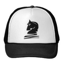 El caballero negro gorros  