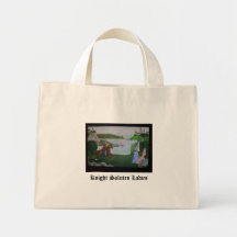 El caballero saluda a las señoras Totebag Bolsas