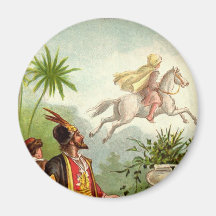 el caballo encantado iman de frigorífico