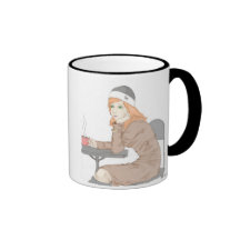 El cacao del invierno tazas