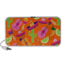 El cactus del sombrero del fiesta de la fiesta abo laptop altavoz
