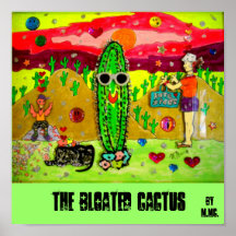 El cactus hinchado impresiones