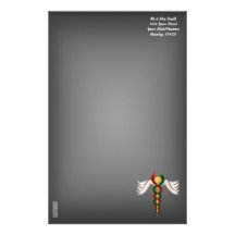 El caduceo papelería personalizada