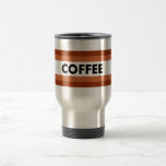 el café alinea al viajero taza