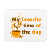 El café es mi época preferida del día iman 