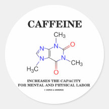 El cafeína aumenta el trabajo mental de la comprob pegatinas  