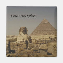 El Cairo, Giza, la esfinge (St.K.) Iman De Frigorífico
