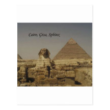 El Cairo, Giza, la esfinge (St.K.) Postales