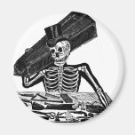 "El Calavera de la gente" circa 1800's México Imanes