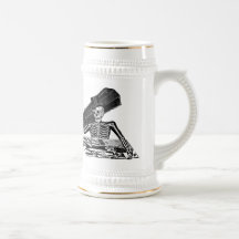 "El Calavera de la gente" circa 1800's México Tazas De Café
