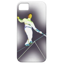 el caminar de la cuerda tirante iPhone 5 protectores