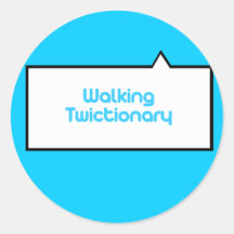 El caminar twictionary pegatinas  