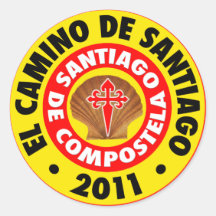 EL Camino de Santiago 2011 Pegatina