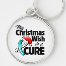 El cáncer de cuello del útero mi deseo del navidad llavero