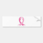 El cáncer de pecho da la cinta pegatina de parachoque