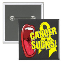 El cáncer testicular chupa grito él pins