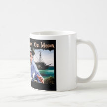 El capitán de los piratas tazas de café