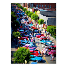 El Car Show del monumento de Greg Yoho Tarjetas Postales