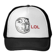 El carácter cómico alegre gorros bordados