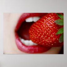 El caramelo de la naturaleza - mujer que come la f posters