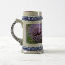 El cardo Lavanda-Azul "mojó su silbido " Taza De Café