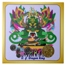 El carnaval D.J. Dragon rey visión hace alusión po Azulejo