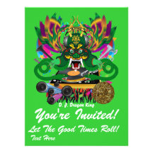 El carnaval D.J. Dragon rey visión hace alusión po Anuncio Personalizado