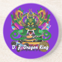 El carnaval D.J. Dragon rey visión hace alusión po Posavasos Diseño
