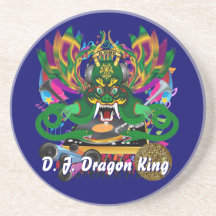El carnaval D.J. Dragon rey visión hace alusión po Posavasos Cerveza