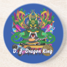 El carnaval D.J. Dragon rey visión hace alusión po Posavasos Diseño