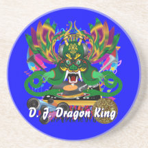 El carnaval D.J. Dragon rey visión hace alusión po Posavasos Cerveza