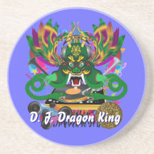 El carnaval D.J. Dragon rey visión hace alusión po Posavasos Diseño