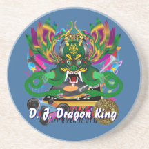El carnaval D.J. Dragon rey visión hace alusión po Posavasos Diseño