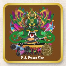 El carnaval D.J. Dragon rey visión hace alusión po Posavasos