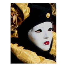 El carnaval de Venecia enmascara V Postales