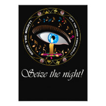 El carnaval Máscara-Agarra la noche Invitaciones Personales