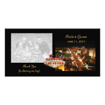 El casarse de Las Vegas le agradece las tarjetas d Tarjetas Fotograficas